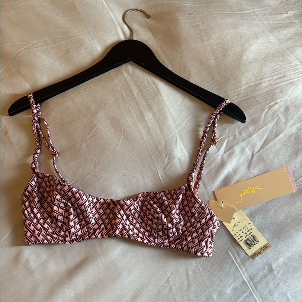 Gottex Pink and Black Bikini Swimwear